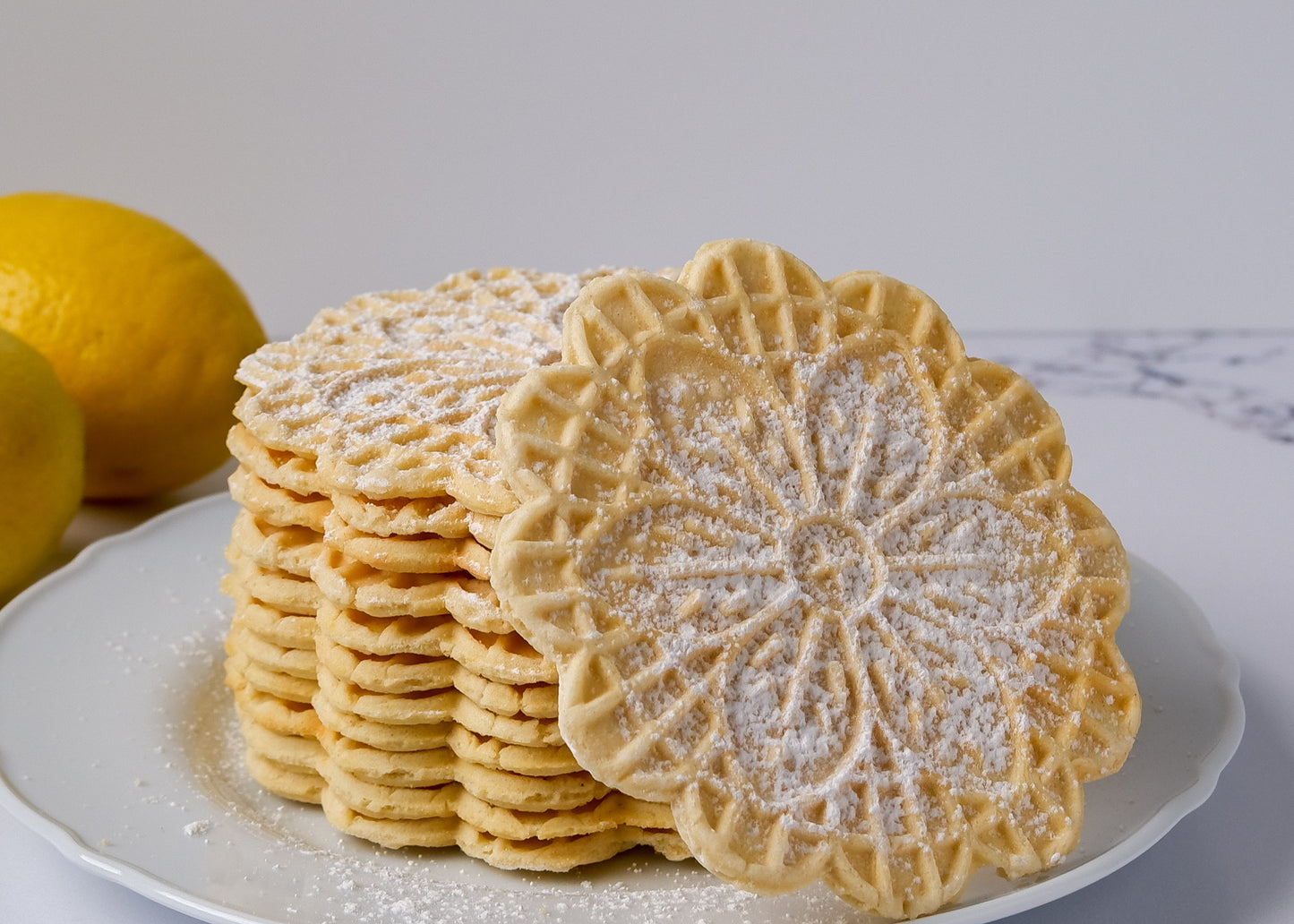 Lemon Pizzelle