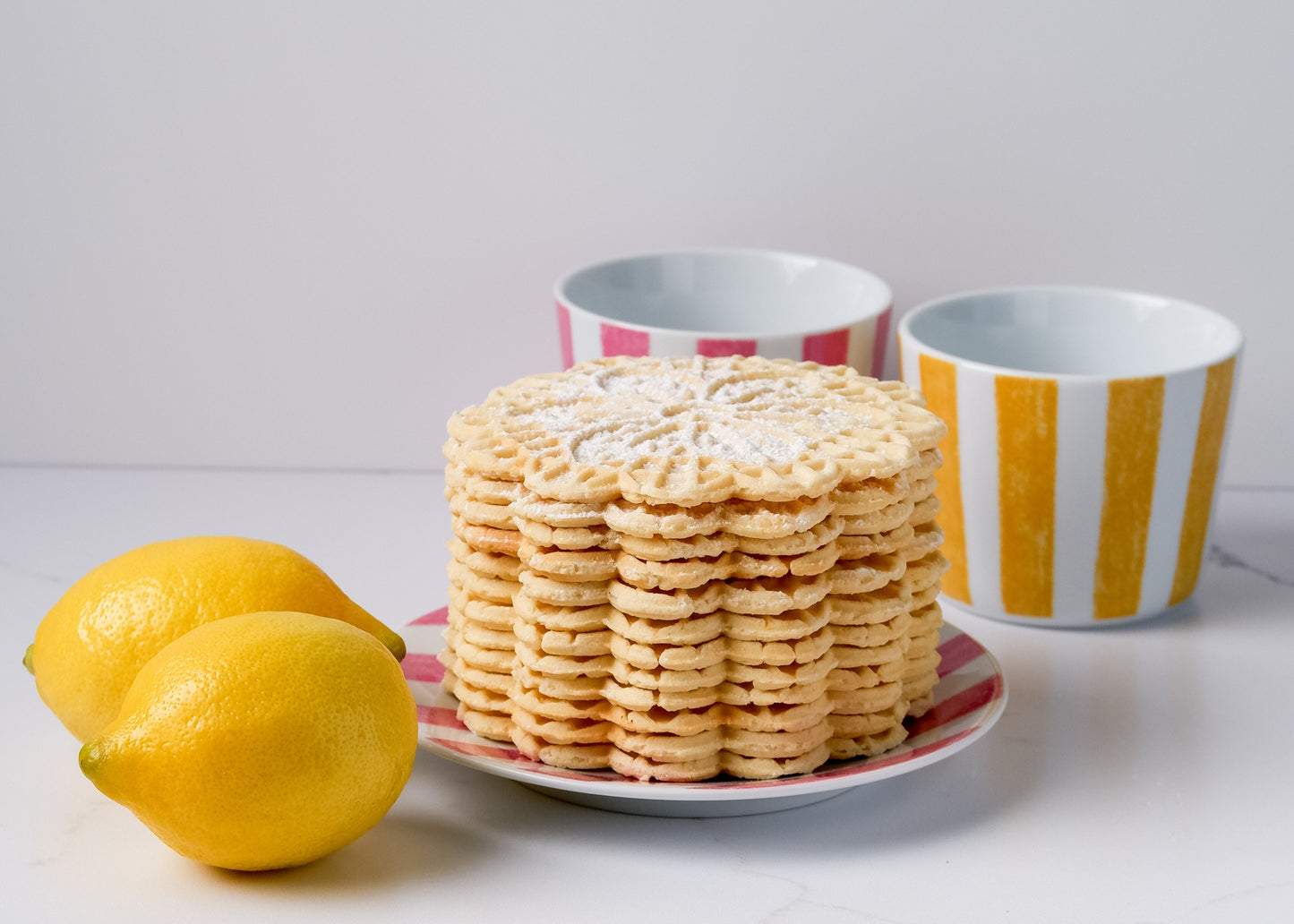 Lemon Pizzelle