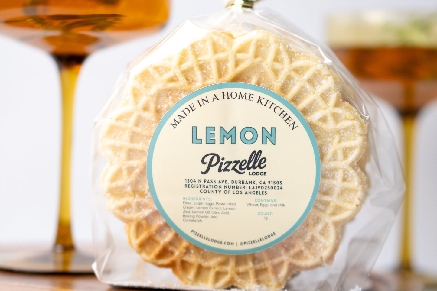 Lemon Pizzelle